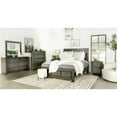 thumbnail image 2 of Pemberly Row Contemporary 5-Piece Wood Queen Bedroom Set in Gray, 2 of 2