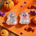thumbnail image 5 of Halloween Couple Ghost Squishy Toy, Vaseline Filled Stress Relief Fidget Toy, Cute Spooky Squeeze Sensory Toy for Halloween Party Decor, Gift for Couples Halloween Lovers, 5 of 6