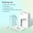 thumbnail image 6 of Nelko P21 Label Maker with Tape, for Office and Home Organization, Blue, 1 Pack, 6 of 10