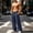 (Casual 3)Navy, variant on Mens Pants Oversize Trousers Summer Fashion Casual Cut Flare Loose Drawstring Elastic Waist Full Length Pants Plus Size