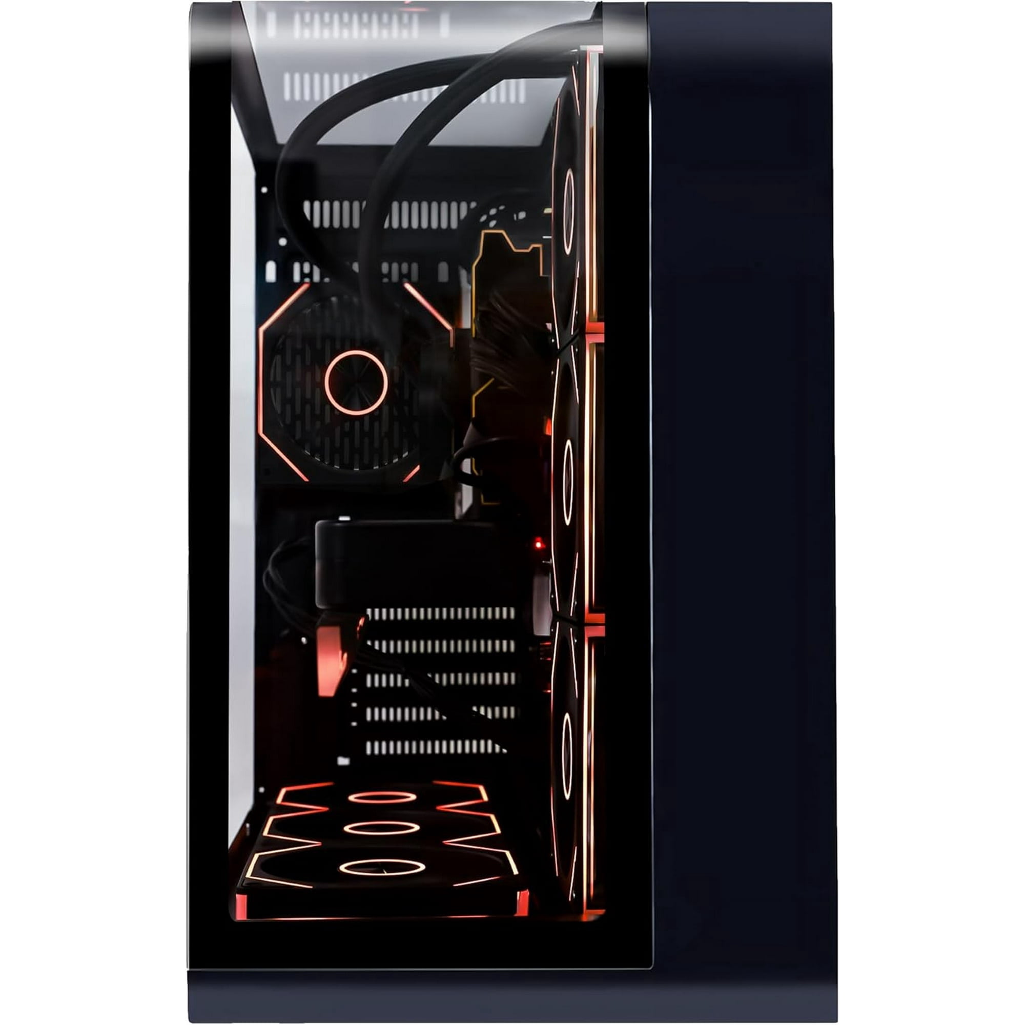 Hoengager Gaming PC- AMD Ryzen 5 9600X 6 Core 3.9 GHz RX 9070 16GB GDDR6 16GB DDR5 RAM 1TB PCIe and 2TB SATA SSD Windows 11 Desktop Computer