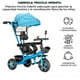 thumbnail image 2 of Triciclo para Bebe Triciclo Montable De 4 A 10 Años Carriola Montable con Sombrilla para Sol Silla Ajustable Carrito de Paseo Transformable Plegable Triciclo Infantil, 2 of 8