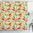 thumbnail image 1 of Ambesonne Rowan Shower Curtain, Autumnal Flora Pattern, 69"Wx70"L, Multicolor, 1 of 3