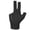 Black, variant on 3 Fingers Pool Gloves Breathable Billiard Gloves Left/right Hand (Blue Left)