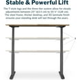 Vari Electric Standing Desk 60x30 Varidesk, Adjustable Height Stand