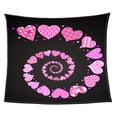 thumbnail image 1 of Manta de Franela Happy Valentine para Sofá, Manta de TV, Romántico para él, X 59 Pulgadas, Amor Corazón espiral Macarena Valentine Fleece Blanket, 1 of 8