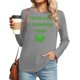 thumbnail image 4 of Uootdi St Patricks Day Long Sleeve Shirts for Women Retro Lucky Clover Tshirt Irish Shamrock Graphic Tee Tops Gift, 4 of 7