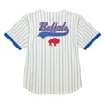 thumbnail image 3 of Men's-Mitchell & Ness  Cream Buffalo Bills Vintage Logo Final Seconds Full-Button Mesh Top, 3 of 7