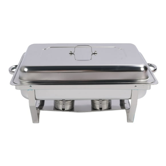 Chafing Dishes Buffet Set, Foldable Heat Preservation Food Warmers, Stainless Steel Buffet Chafing Dish Set, Multifunctional Buffet Warmer for Gathering, Outdoor, Wedding,