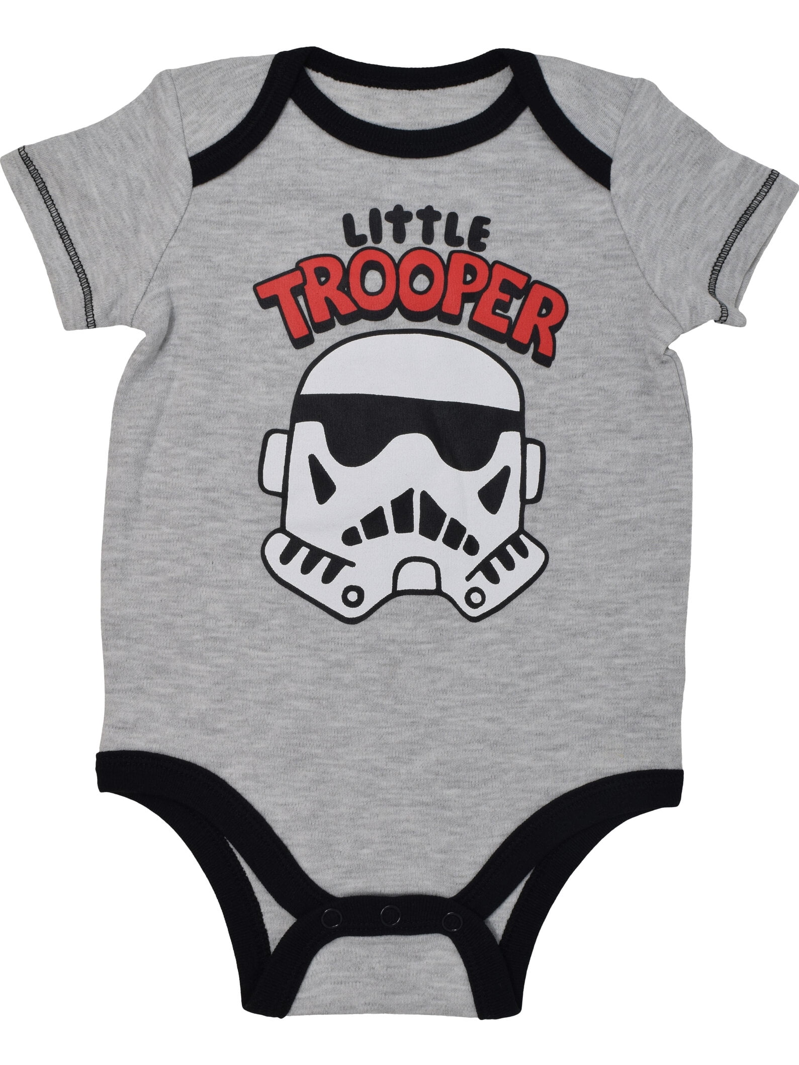 Star Wars Baby Boy or Girl 5-Pack Short Sleeve Bodysuits Star Wars Red Black