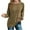 Fall01Brown, variant on ylioge Womens Fall Fashion 2023, Ladies Crewneck Sweatshirts Casual Loose Solid Color Pleated Long Sleeve Side Slit Pullover Shirts Tops Fall