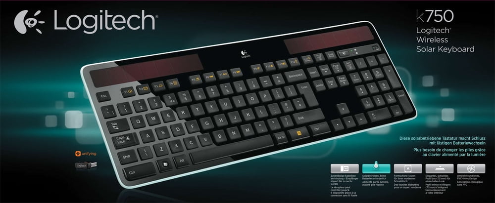 Logitech K750 Wireless - Walmart.com