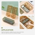 thumbnail image 3 of TABLZONE Golden Rectangular 8 Slots Design Cord Management Box Wire Hider for Cables and Chargers Home Office Use, 3 of 6