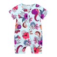 thumbnail image 1 of Pelele de verano para niñas pequeñas, ropa de animales de manga corta para recién nacidos, peleles para niños pequeños, mono de algodón con cremallera, trajes infantiles 9M Gao Jinjia LED, 1 of 2