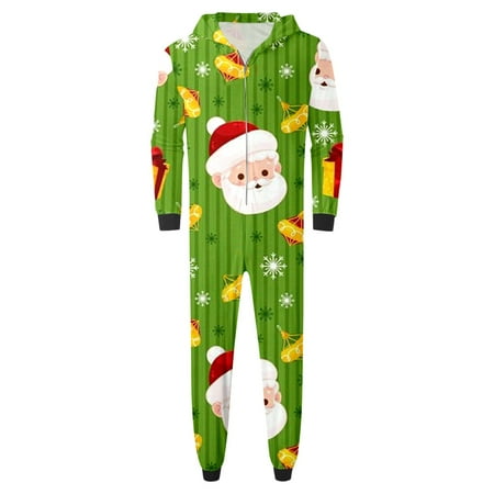 

Family Matching Outfits Christmas Santa Print Plaid Long Sleeve Top And Pants Homewear (Baby) Matching Outfits Set