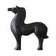 thumbnail image 1 of Estatua de animal de estilo moderno, figuras de caballos para escritorio, estantería, oficina y hogar. Negro 11x9.8x3in, 1 of 9