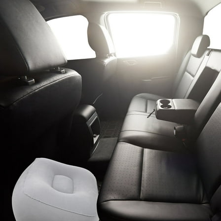 WHAMVOX 2 Pcs Pillow Inflatable Mat Travel Footrest Office 37.00X30.00X20.00CM