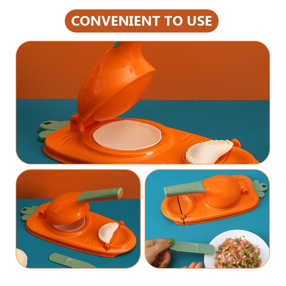 Set of 2 Squishy Fidget Toys Dumpling Maker Machine Press Skin