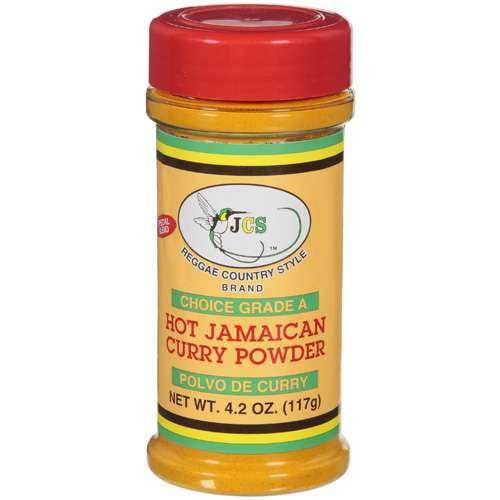 Jcs Hot Jamaican Curry Powder Reggae Country Style Brand, 4.2 Oz