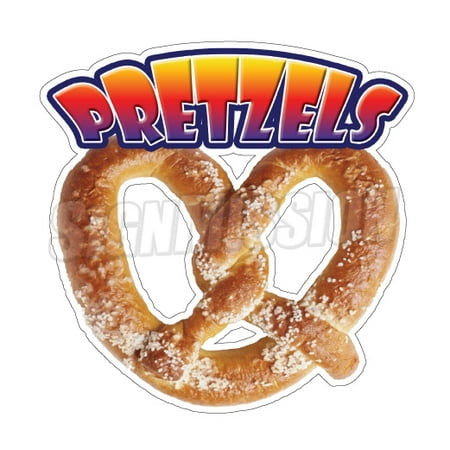 Soft Decal Set - SOFT PRETZEL I Concession Decal sign cart trailer stand sticker equipment