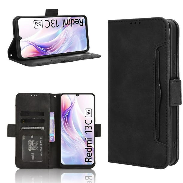 Funda Tipo Billetera GANGXUN para Xiaomi Redmi 13C 5G/4G – Tapa Flip con Tarjetero
