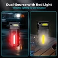 thumbnail image 2 of Chiclom LED Work Light – 180° Rotating Head Flashlight, Dual Beam, Magnetic Base, USB C Rechargeable, Pocket-Sized(1pc), 2 of 8