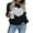 01 Black, variant on Women Cute Heart Sweaters Casual Crew Neck Pullover Cable Knitted Sweater