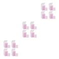 thumbnail image 4 of Vogacara Juego de 4 toallitas limpiadoras de uñas suaves y absorbentes para una manicura fácil y profesional, limpieza sencilla rosa Type1 NO1, 4 of 6