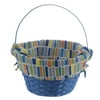Easter Basket 10in Blue Stripe