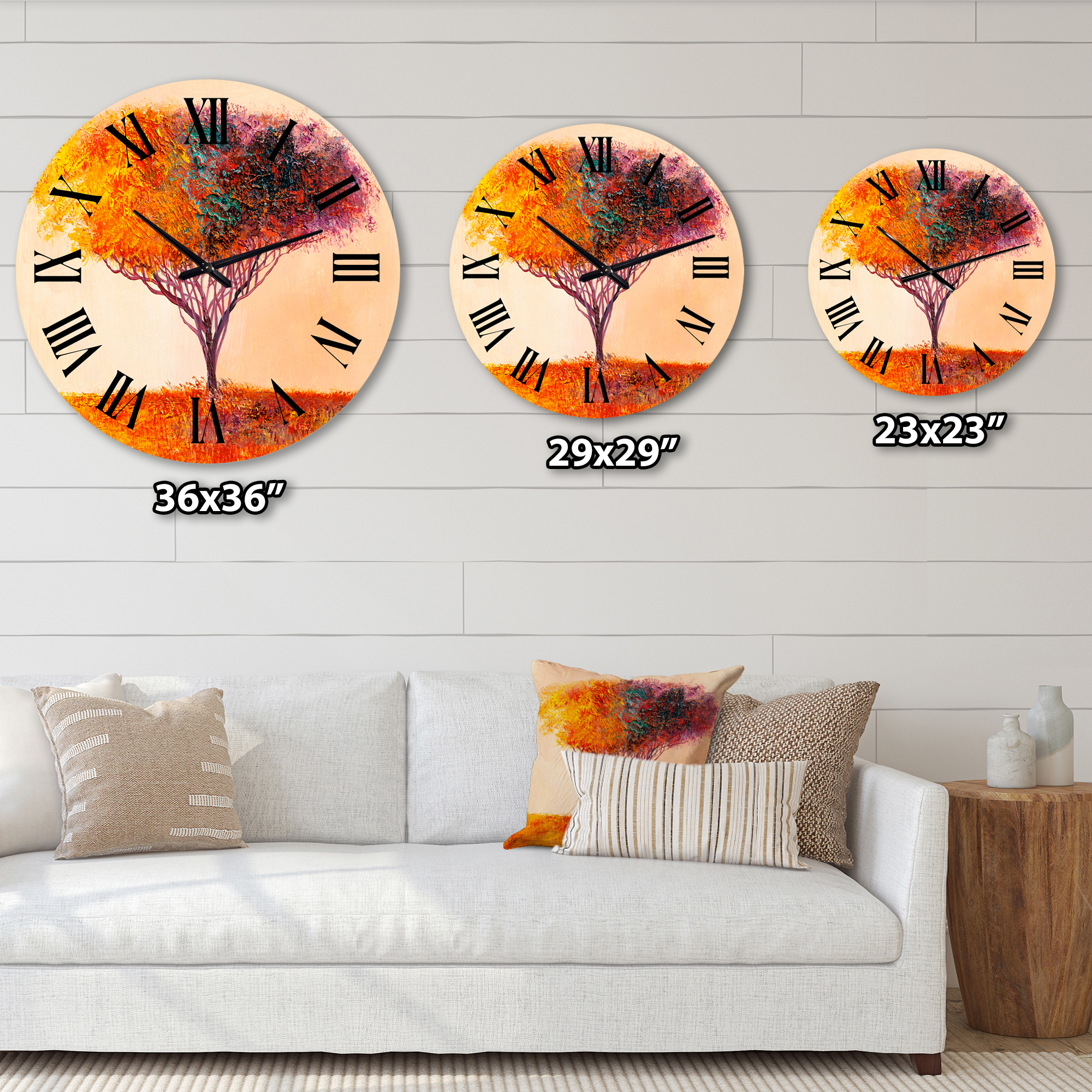 Designart 1 in Quartz Modern/Contemporary Wall Clock
