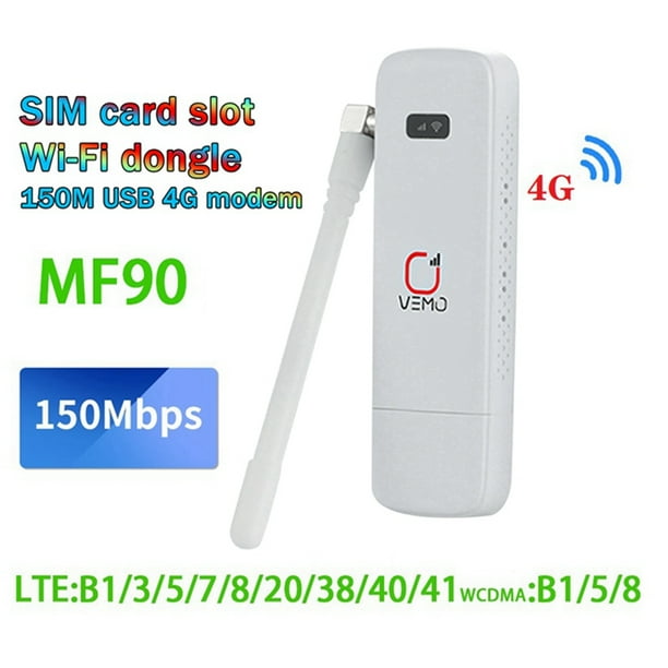 udløser Landbrug overrasket MF90 4G USB WIFI Modem Router with Antenna 150Mbps Slot 4G LTE Car USB WiFi Router USB Dongle Support 16 Users - Walmart.com udløser Landbrug overrasket MF90 4G USB WIFI Modem Router with Antenna 150Mbps Slot 4G LTE Car USB WiFi Router USB Dongle Support 16 Users - Walmart.com