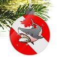 thumbnail image 5 of Angry Shark Scuba Diving Flag Diver  Acrylic Christmas Tree Holiday Ornament, 5 of 7