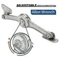 thumbnail image 3 of 2pcs Heavy Duty Lid Support Hinges Soft Close Folding Lid Stay Hinge Keep Lid Hinge Open For, 3 of 4