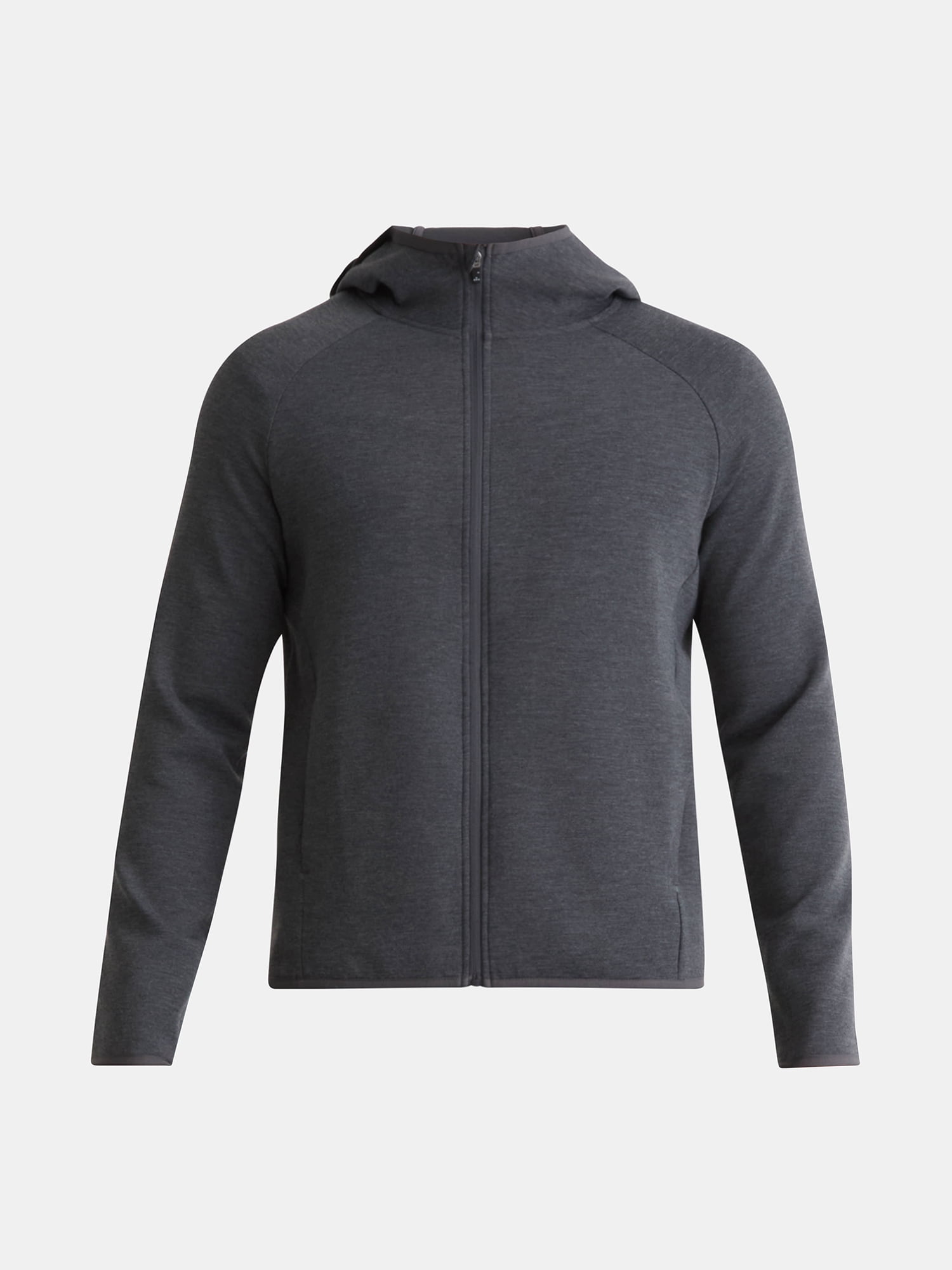 Athletic Works Men's and Big & Tall Fusion Double Knit Full Zip Hooded Sweatshirt Jacket, Sizes S-5XL