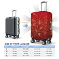 thumbnail image 6 of Balery Luggage Cover Merry Christmas Print Suitcase Covers for Luggage Elastic Washable Suitcase Protector Fits 18-32 Inch Luggage-Small, 6 of 9