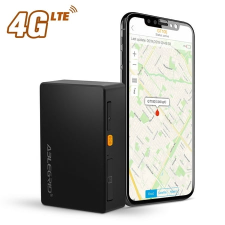 GPS Tracker 4G LTE, AbleGrid® 3400mAh 15 Days Real-Time GPS Tracking Device for Vehicles and Persons Mini Hidden Portable Magnetic GPS