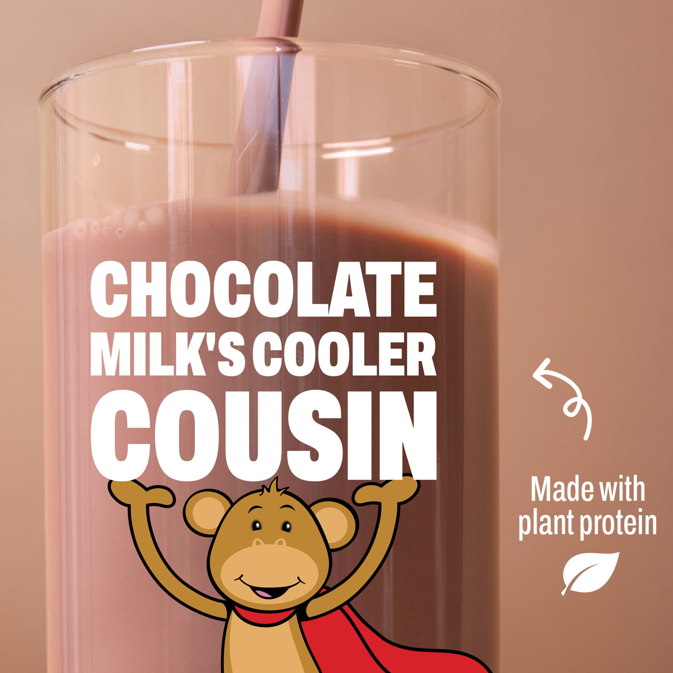 (4 pack) Orgain Organic Kids Nutritional Vegan Protein Shakes, Chocolate, 8 Fl Oz, Pack of 4