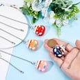 thumbnail image 3 of WEBEEDY 4Pcs 4 Colors PVC Cartoon Lucky Cat Doll Charms Ceiling Fan Pull Chain Extenders with Iron Ball Chain Mixed Color 300mm 1pc/color, 3 of 7