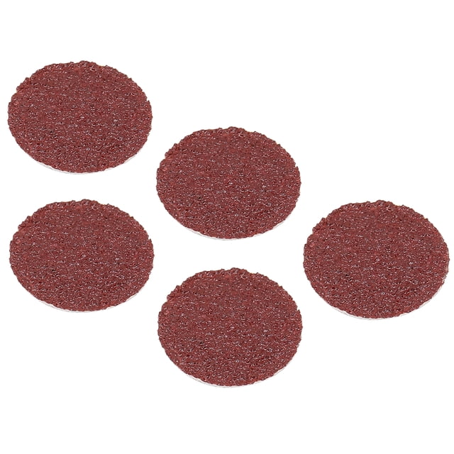 Disco de lija para amoladora angular, 200 piezas, papel de lija rojo, herramientas de pulido, grano redondo, papel de lija de eficiencia óptima