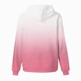 thumbnail image 6 of TOWED22 Sweatshirts for Teen Girls Trendy Long Sleeve Gradient Oversized Hoodie with Kangaroo Pocket Pullover Clothes,Pink,11-12 Y, 6 of 6