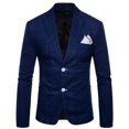 thumbnail image 1 of Traje de moda de primavera y verano para hombre, traje pequeño de lino y algodón ajustado a la moda para hombre, 1 of 6