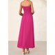 thumbnail image 2 of Vestido de invitada de boda PRETTYGARDEN Tube Top Maxi Rose Red, 2 of 9