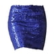 thumbnail image 4 of s de mujer Bling Girl Mini lápiz vestido lentejuelas abrigo para traje de boda , Azul oscuro Hugo Vestido de moda, 4 of 7
