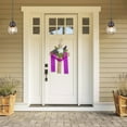 thumbnail image 7 of ERTZAE Easter Door Sign,14" Purple Easter Cross Wreath For Front Door Decor,Religious Easter Front Door Wreath,Wooden Egg Rabbit Cross Sign,Christian Floral Decor,Easter Spring Cross Decorations, 7 of 7