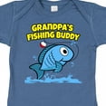 thumbnail image 4 of Inktastic Grandpa's Fishing Buddy (blue) Boys or Girls Baby Bodysuit, 4 of 5