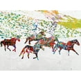 thumbnail image 4 of Stephen Chambers 18x15 White Modern Wood Framed Wall Art Titled - Peace Horse In The Snow, 4 of 6