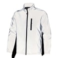 thumbnail image 2 of Men Reflective Running Jacket, Lightweight Windbreaker with Zipper Pocket, Full Zip Track Jacket Big and Tall Size XS-3XL Gray, 2 of 9