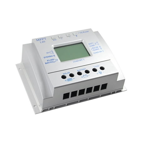MPPT Solar Charge Controller 60A 80A 12V 24V Auto Solar Panel Regulator For Max 50V Input All Data In One Display L60 L80 Simple and Convenient to Set