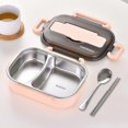 thumbnail image 4 of Lunch box insulated lunch box set portable student lunch box pink, 4 of 4