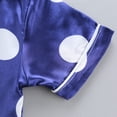 thumbnail image 6 of NIEWTR Baby Boys Clothes Set Toddler Infant Boys Button-down Shirt Tops + Cotton Gauze Shorts Summer Outfit 2PCS with Pockets(A1-Blue,12-18 Months), 6 of 9